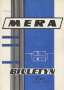 Biuletyn MERA : automatyka przemysłowa, aparatura pomiarowa, informatyka, R. 12, Nr 7 (137)