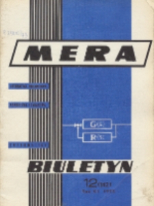 Biuletyn MERA : automatyka przemysłowa, aparatura pomiarowa, informatyka, R. 12, Nr 12 (142)