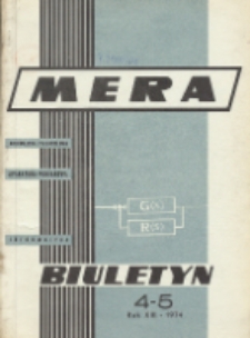 Biuletyn MERA : automatyka przemysłowa, aparatura pomiarowa, informatyka, R. 13, Nr 4-5 (146-147)