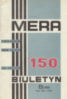 Biuletyn MERA : automatyka przemysłowa, aparatura pomiarowa, informatyka, R. 13, Nr 8 (150)