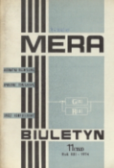 Biuletyn MERA : automatyka przemysłowa, aparatura pomiarowa, informatyka, R. 13, Nr 11 (153)