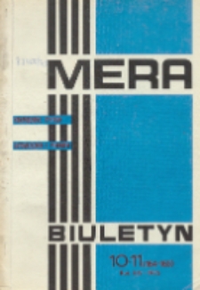 MERA : biuletyn przemysłu komputerowych systemów automatyzacji i pomiarów, R. 14, Nr 10-11 (164-165)