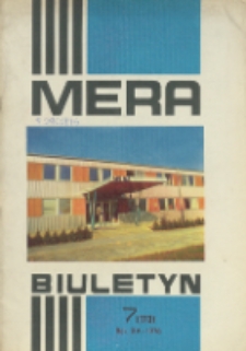 MERA : biuletyn przemysłu komputerowych systemów automatyzacji i pomiarów, R. 15, Nr 7 (173)