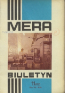 MERA : biuletyn przemysłu komputerowych systemów automatyzacji i pomiarów, R. 15, Nr 11 (177)