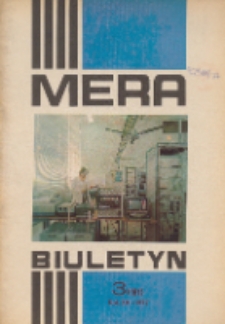 MERA : biuletyn przemysłu komputerowych systemów automatyzacji i pomiarów, R. 16, Nr 3 (181)