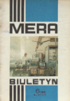 MERA : biuletyn przemysłu komputerowych systemów automatyzacji i pomiarów, R. 16, Nr 6 (184)