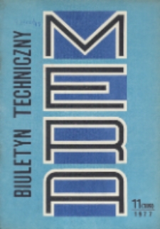 MERA : biuletyn przemysłu komputerowych systemów automatyzacji i pomiarów, R. 16, Nr 11 (189)