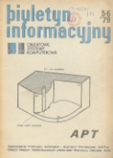 Biuletyn Informacyjny. Obiektowe Systemy Komputerowe, R. 17, Nr 5-6
