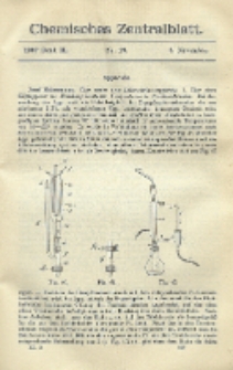 Chemisches Zentralblatt : vollständiges Repertorium für alle Zweige der reinen und angewandten Chemie, Jg. 78, Bd. 2, Nr. 19