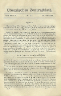 Chemisches Zentralblatt : vollständiges Repertorium für alle Zweige der reinen und angewandten Chemie, Jg. 78, Bd. 2, Nr. 21