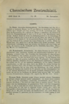 Chemisches Zentralblatt : vollständiges Repertorium für alle Zweige der reinen und angewandten Chemie, Jg. 80, Bd. 2, Nr. 19