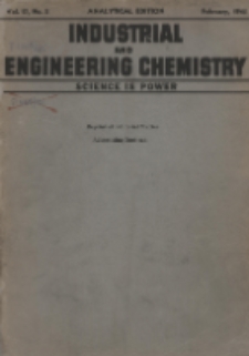 Industrial and Engineering Chemistry : analytical edition, Vol. 17, No. 2
