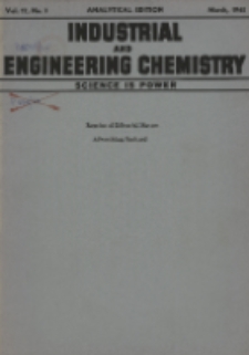 Industrial and Engineering Chemistry : analytical edition, Vol. 17, No. 3