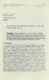 Analiza działania systemu zbiorników Goczałkowice - Kaskada Soły w okresie niżówki 1983-84