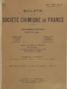 Bulletin de la Société Chimique de France. Documentation, Fascicules n. 1-3