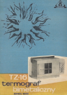 Termograf bimetaliczny TZ-16 : instrukcja obsługi