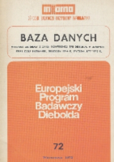 Baza danych : Wybrane materiały z XXXII Konferencji EPB Diebolda w Londynie oraz Data Change, grudzień 1974r, styczeń - luty 1975 r.