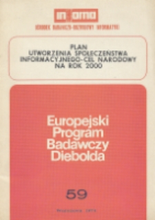 Plan utworzenia spoleczeństwa informacyjnego - cel narodowy na rok 2000