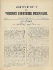 Zeitschrift des Vereines Deutscher Ingenieure, Bd. 23, H. 4