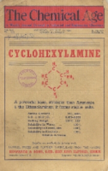The Chemical Age, Vol. 53, No. 1373
