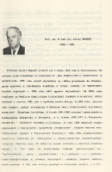 Prof. zw. dr hab inż. Antoni Bogucki : 1923-1991