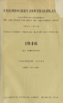 Chemisches Zentralblatt : vollständiges Repertorium für alle Zweige der reinen und angewandten Chemie, Jg. 117, Hb. 1, Bd. 2, Nr. 9/10