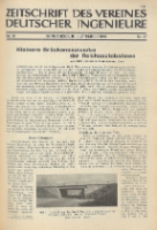 Zeitschrift des Vereines Deutscher Ingenieure, Bd. 82 , H. 37