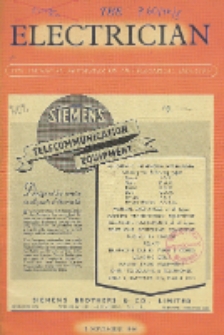 The Electrician : the oldest weekly illustrated journal of electrical engineering, industry, science and finance, Vol. 137, No. 19 (3571)