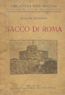 Sacco di Roma : z ośmioma rycinami