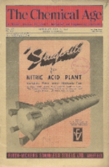 The Chemical Age, Vol. 54, No. 1402