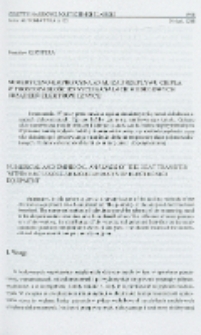 Numeryczno-empiryczna analiza przepływu ciepła w prostopadłościennych kanałach modułowych urządzeń elektronicznych