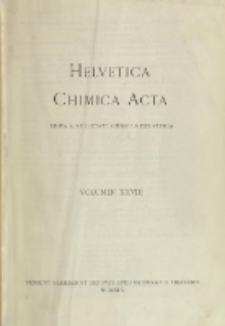 Helvetica Chimica Acta, Vol. 28, Fasc. 1