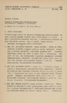 Kronika naukowa Wydziału Mechaniczno-Energetycznego Politechniki Śląskiej w Gliwicach w czasie od 1.3.1963 r. do 30.9.1964 r.