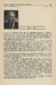 Profesor mgr inż. Zdzisław Ficki 1891-1965