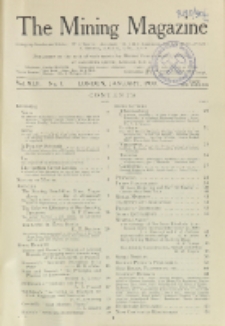 The Mining Magazine, Vol. 42, No. 1