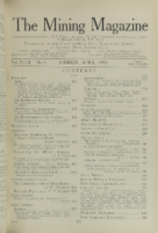 The Mining Magazine, Vol. 46, No. 4