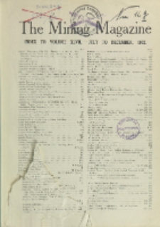 The Mining Magazine, Vol. 47, Index