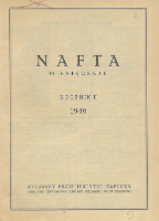 Spis rzeczy drukowanych w czasopiśmie "Nafta" w roku 1946