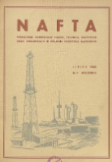 Nafta : miesięcznik poświęcony nauce, technice, statystyce oraz organizacji w polskim przemyśle naftowym, R. 2, Nr 7
