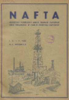 Nafta : miesięcznik poświęcony nauce, technice, statystyce oraz organizacji w polskim przemyśle naftowym, R. 3, Nr 2