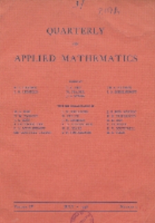 The Quarterly of Applied Mathematics. Vol. 4, Nr 2