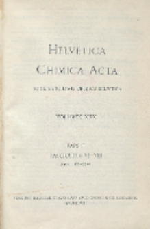 Helvetica Chimica Acta, Vol. 30, Fasc. 6