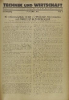 Technik und Wirtschaft : Monatsschrift des Vereines Deutscher Ingenieure, Jg. 20, H. 11