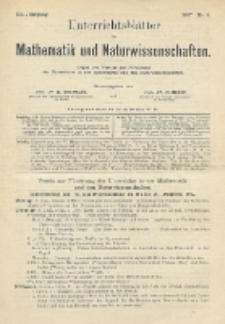 Unterrichtsblätter für Mathematik und Naturwissenschaften, Jg. 3, No. 2