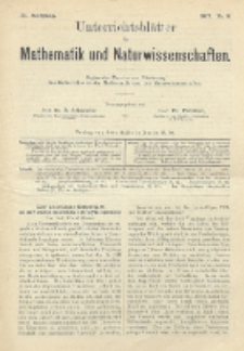 Unterrichtsblätter für Mathematik und Naturwissenschaften, Jg. 3, No. 3