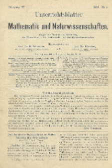 Unterrichtsblätter für Mathematik und Naturwissenschaften, Jg. 4, No. 3