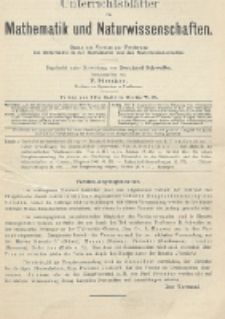 Unterrichtsblätter für Mathematik und Naturwissenschaften, Jg. 7, No. 3