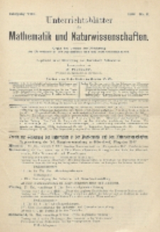 Unterrichtsblätter für Mathematik und Naturwissenschaften, Jg. 8, No. 2