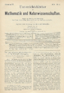 Unterrichtsblätter für Mathematik und Naturwissenschaften, Jg. 9, No. 4