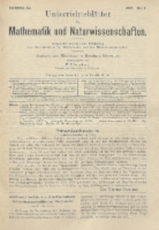 Unterrichtsblätter für Mathematik und Naturwissenschaften, Jg. 11, No. 3